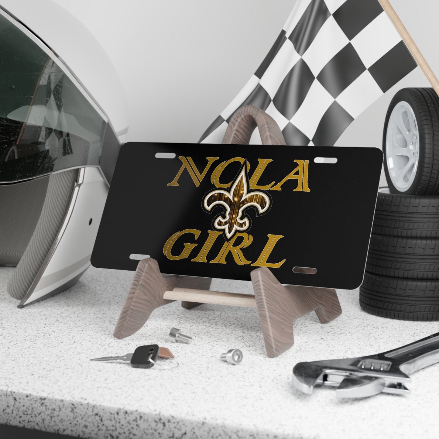 NOLA GIRL Vanity Plate