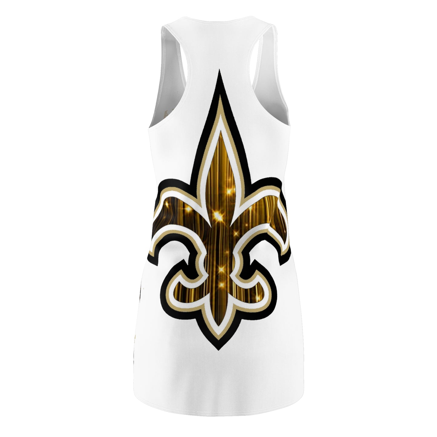 New Orleans Women's Cut & Sew Racerback Dress V.2.1 White